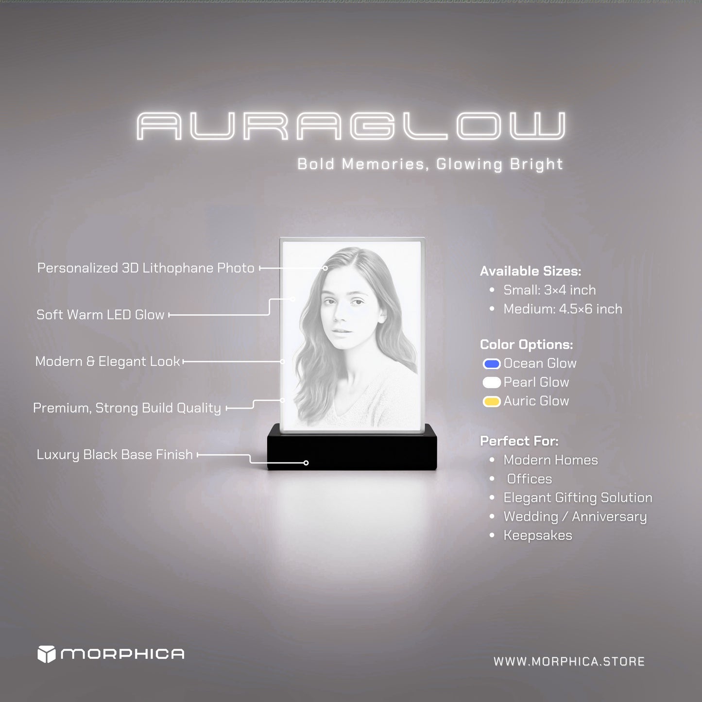 AuraGlow – Glow in Classic Black