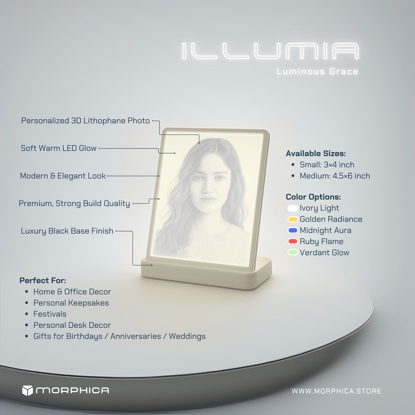 Illumia – Light Up Your Memories in Elegant White